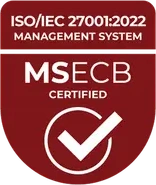 ISO/IEC 27001:2022 certified